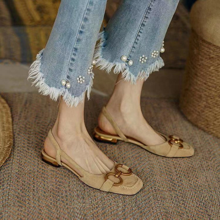 Sophia Suede Flats