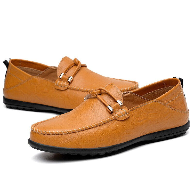 Vittorio Valente Leather Moccasins