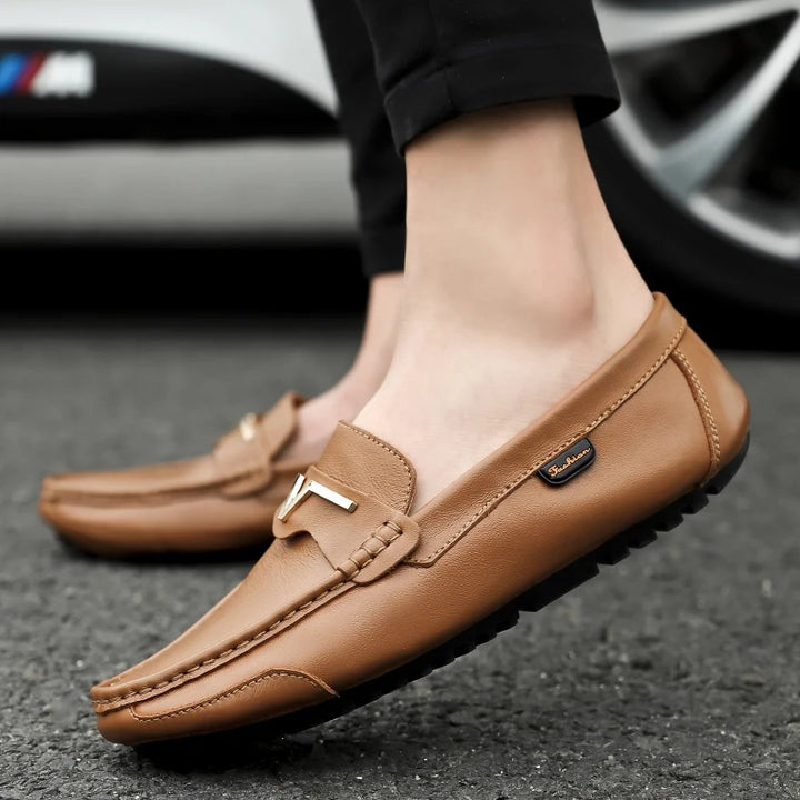 Domenico Ferrara Leather Loafers