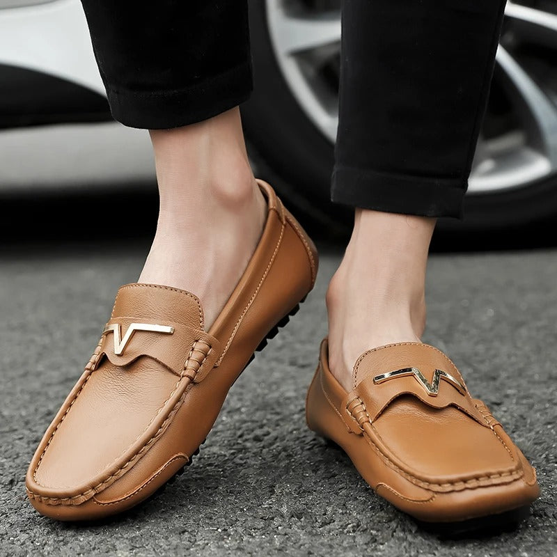 Domenico Ferrara Leather Loafers