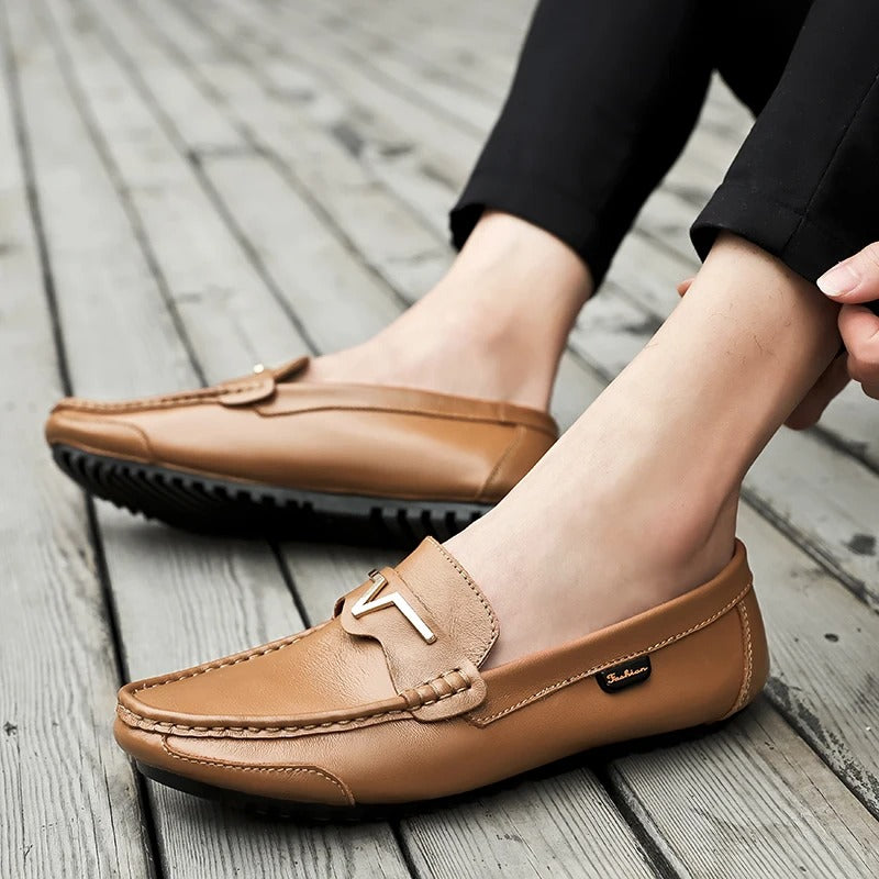 Domenico Ferrara Leather Loafers