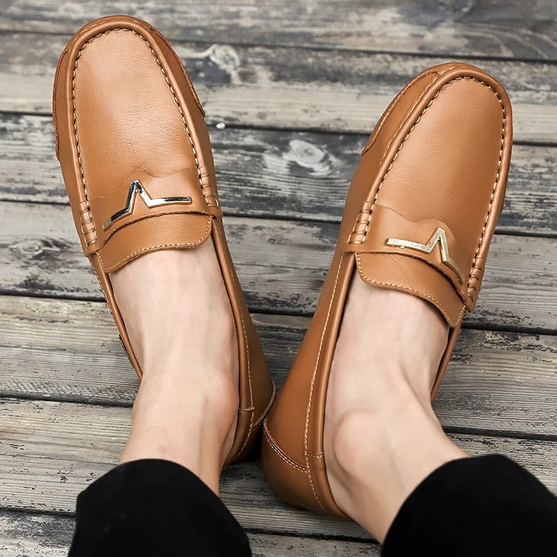 Domenico Ferrara Leather Loafers