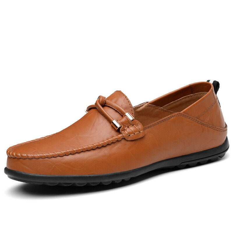 Vittorio Valente Leather Moccasins