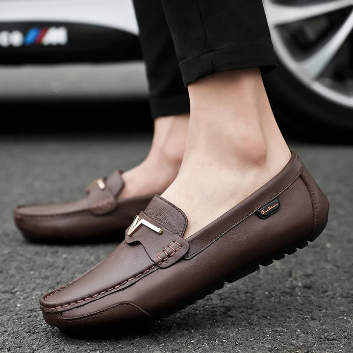 Domenico Ferrara Leather Loafers