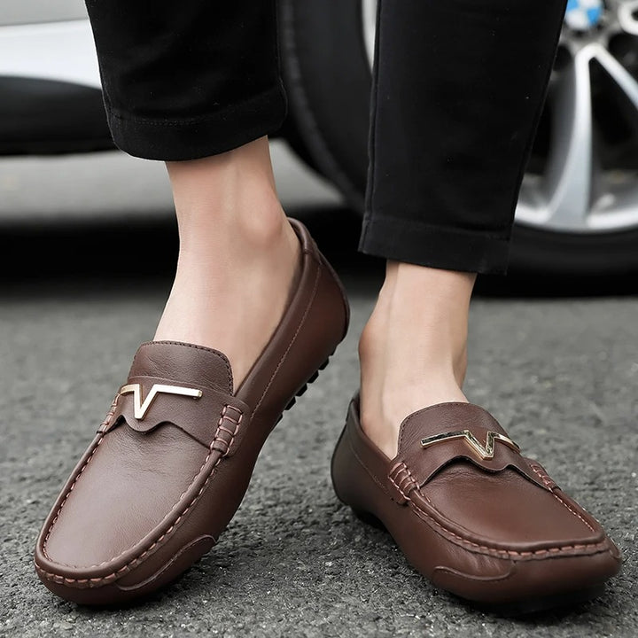 Domenico Ferrara Leather Loafers