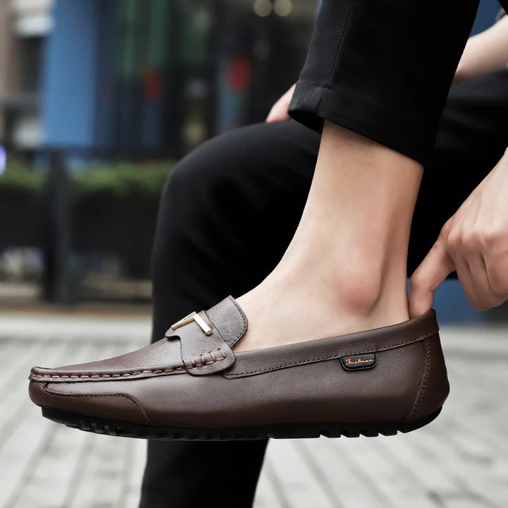 Domenico Ferrara Leather Loafers