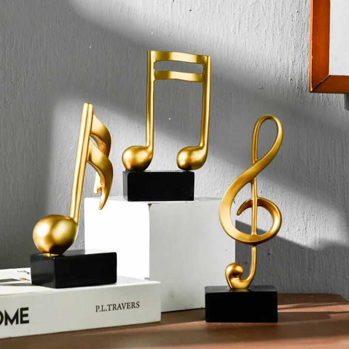 Golden Musical Ornaments