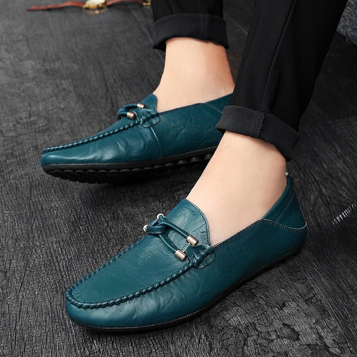 Vittorio Valente Leather Moccasins