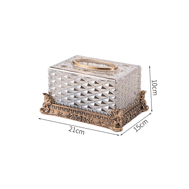 Versailles Crystal Grandeur Tissue Box