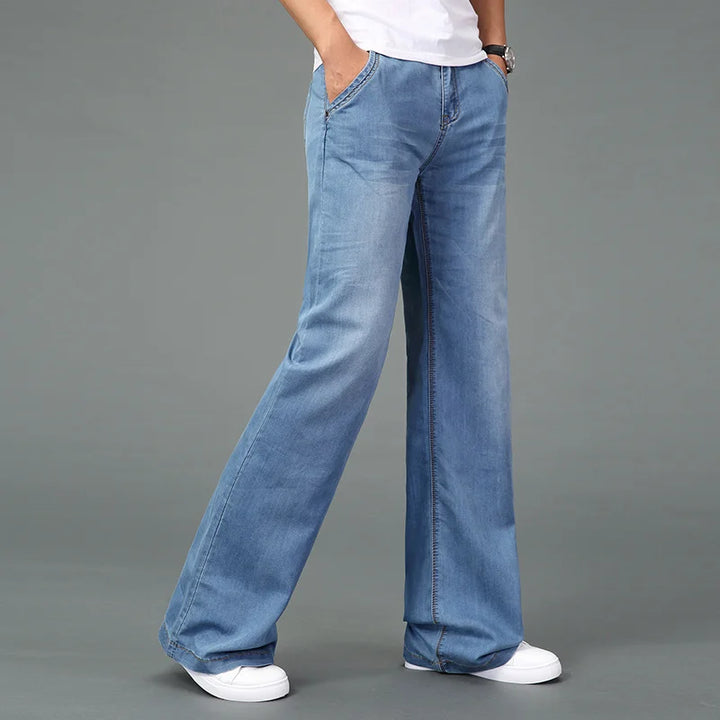 Men's Boot-Cut Flare Denim Jeans