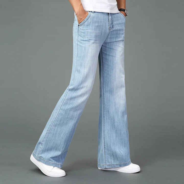 Men's Boot-Cut Flare Denim Jeans