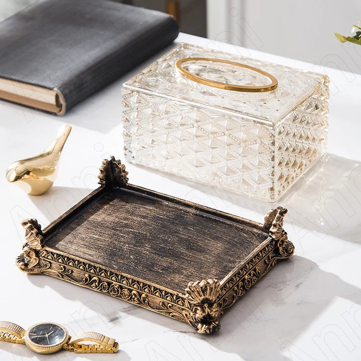 Versailles Crystal Grandeur Tissue Box