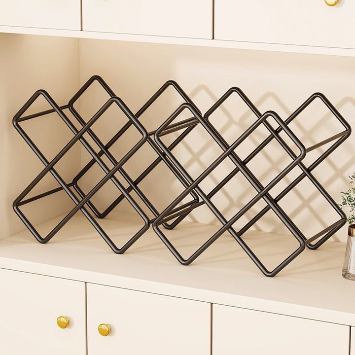 Hampton Modern Geometric Wine Rack