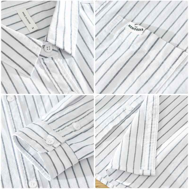 Coastal Stripe Linen Shirt