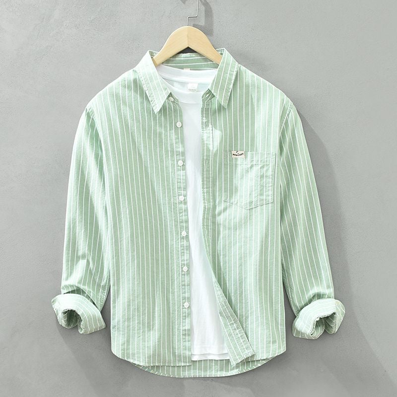 Coastal Stripe Linen Shirt