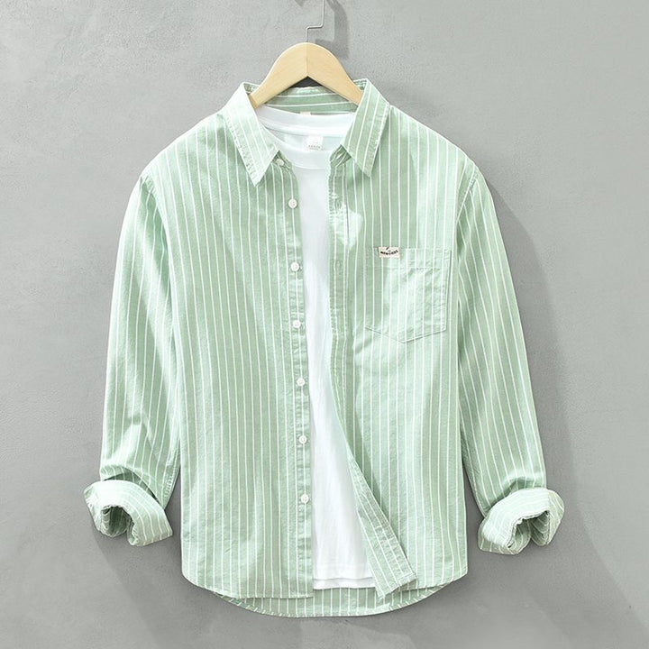 Coastal Stripe Linen Shirt