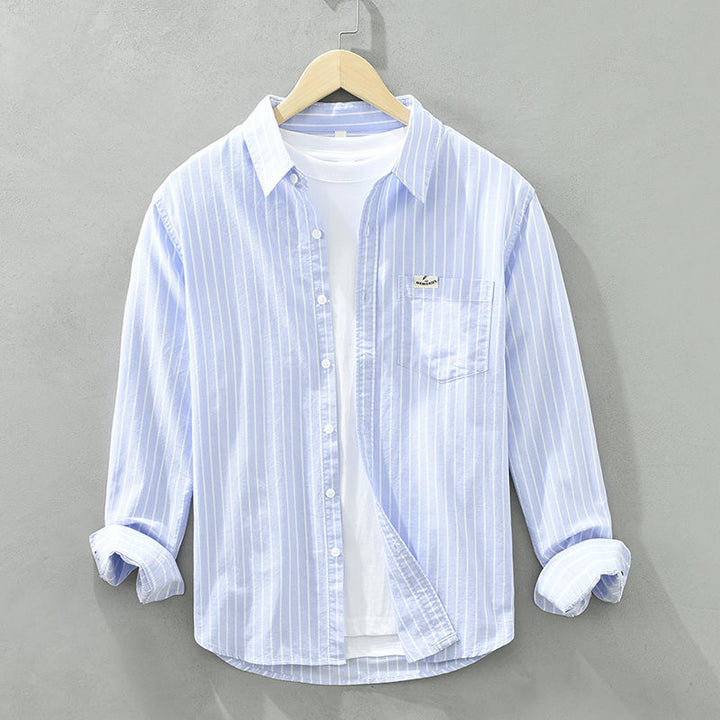 Coastal Stripe Linen Shirt