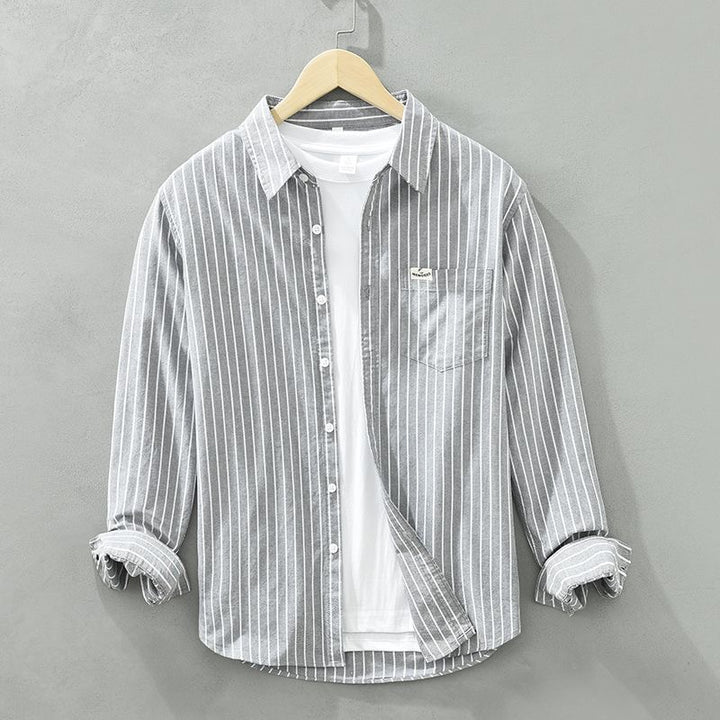 Coastal Stripe Linen Shirt