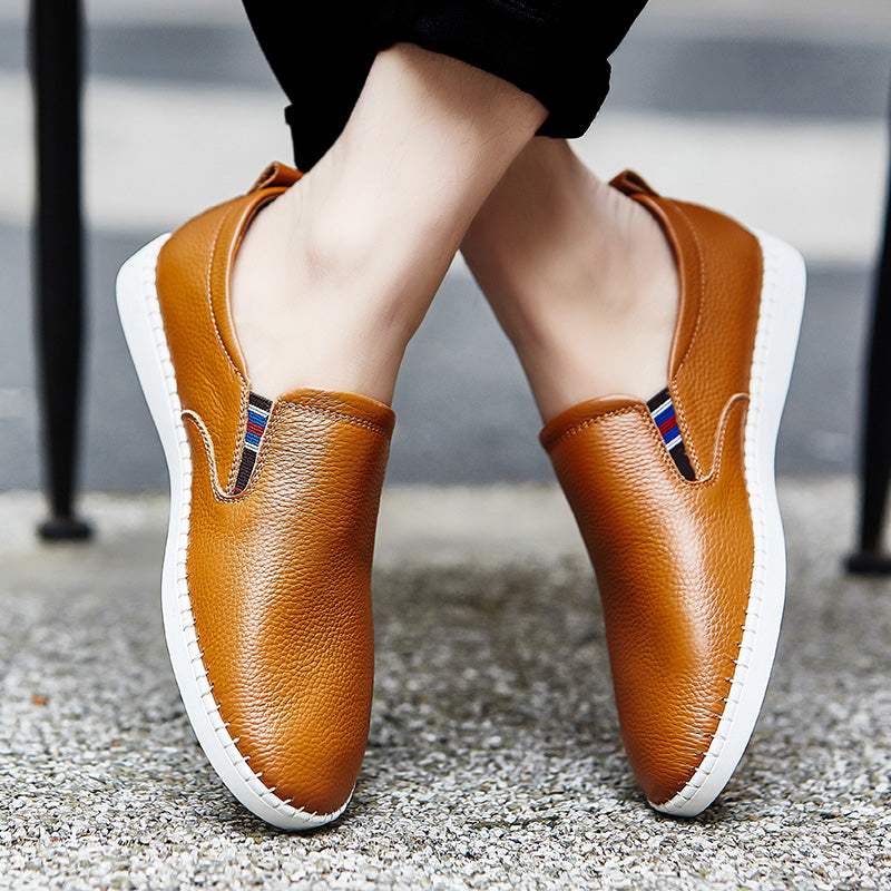 Veneto Leather Slip-Ons