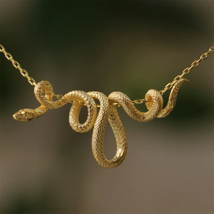 Golden Serpentine Necklace