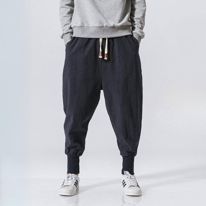Aokumo - Cotton Harem Pants