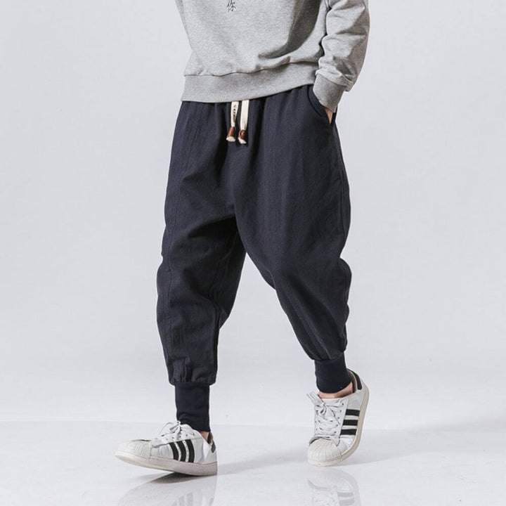 Aokumo - Cotton Harem Pants