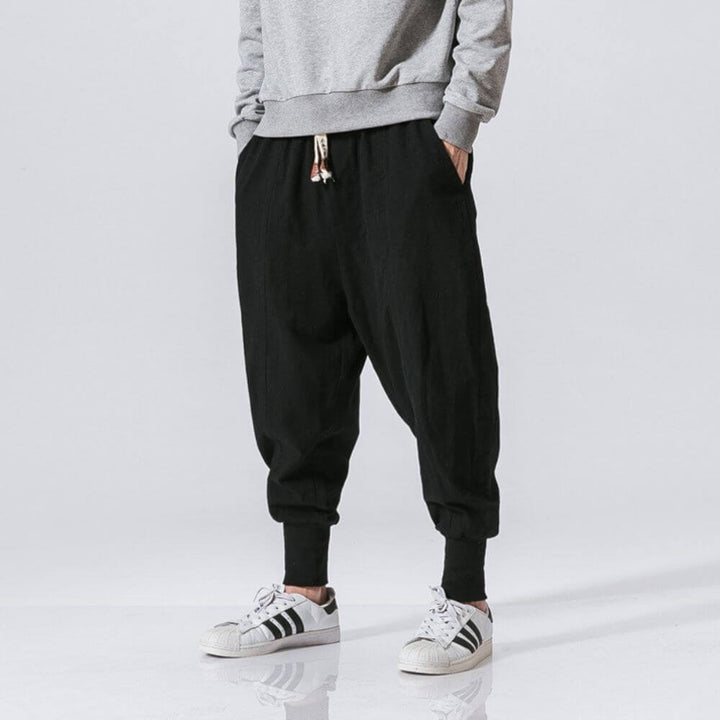 Aokumo - Cotton Harem Pants