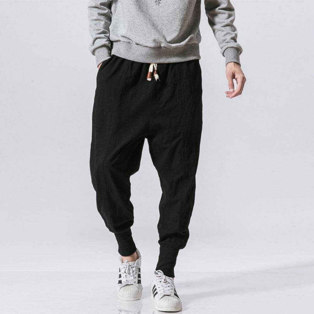 Aokumo - Cotton Harem Pants