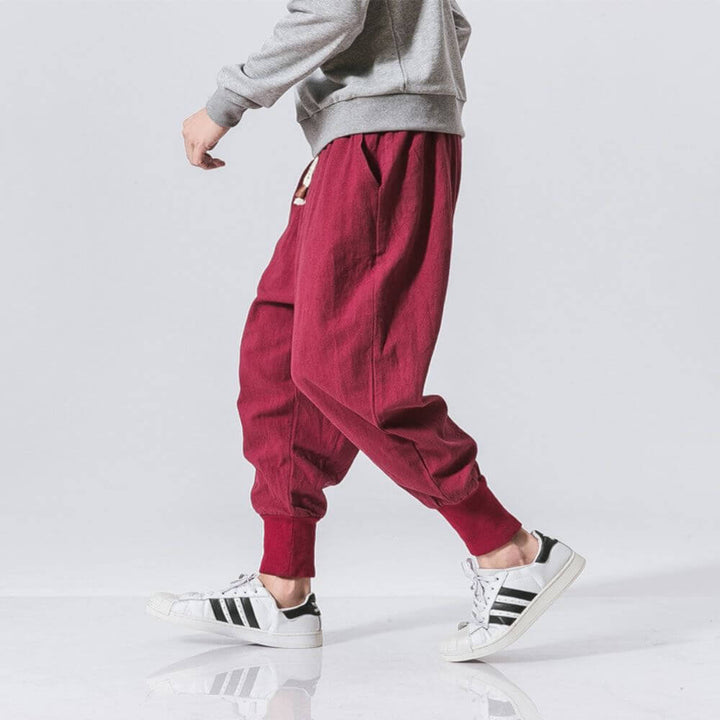 Aokumo - Cotton Harem Pants