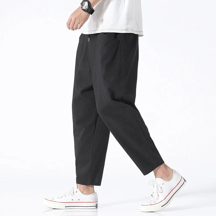 Zen Cropped Cotton Pants