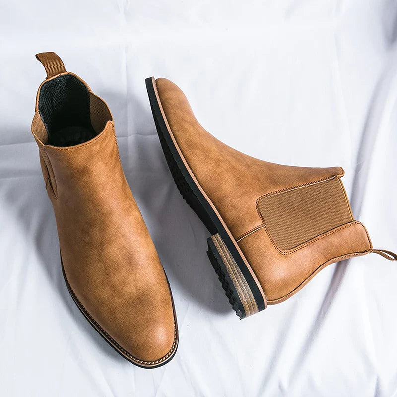 Lorenzo Bellini Leather Chelsea Boots - Ferruccio Mancini Collection