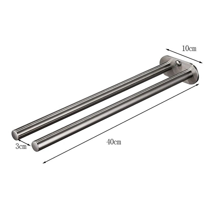 TwinSteel Double Towel Rack