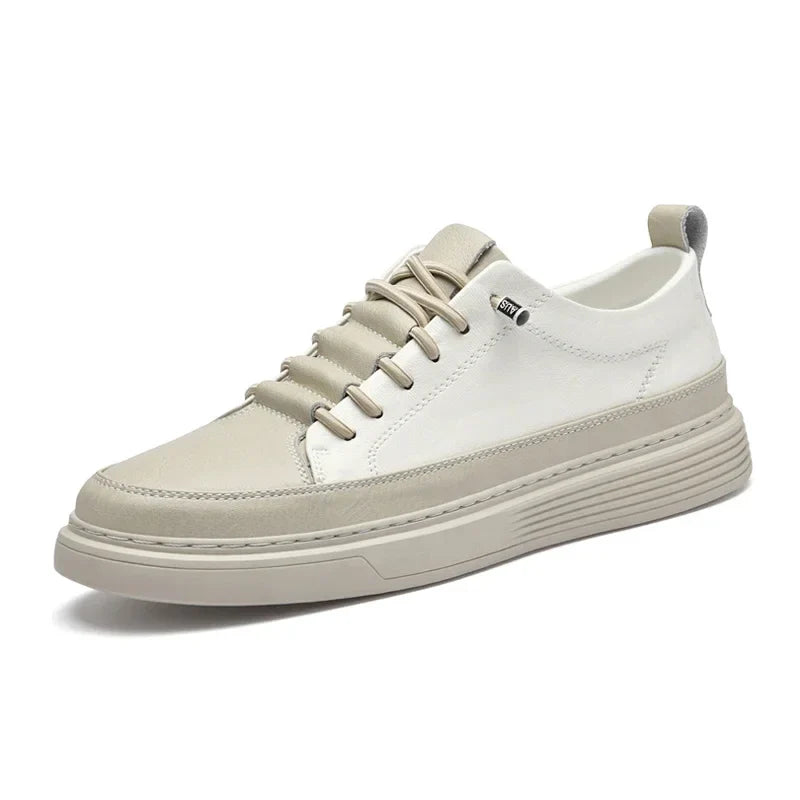 Giovanni Crest Italian Leather Sneakers