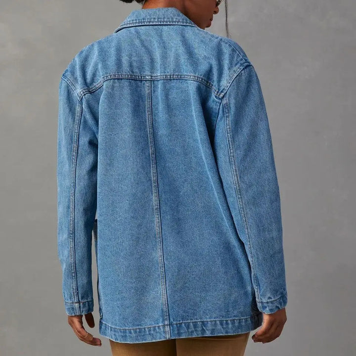 CHARLOTTE VINTAGE DENIM BLAZER