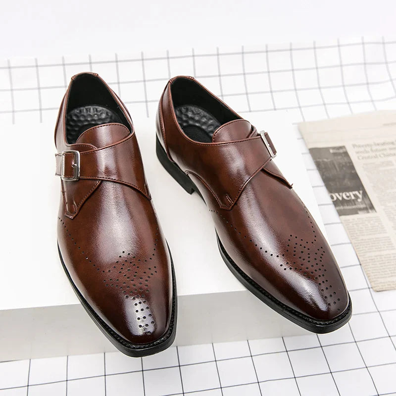 Belmont Leather Dress Shoes - Ferruccio Mancini Collection