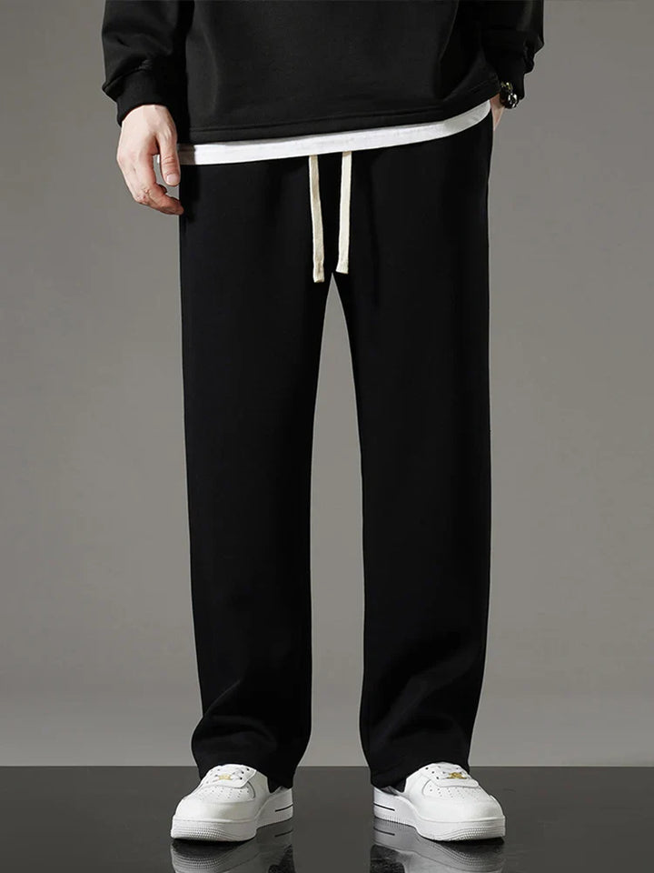 Alba Cotton Wide-Leg Lounge Pants