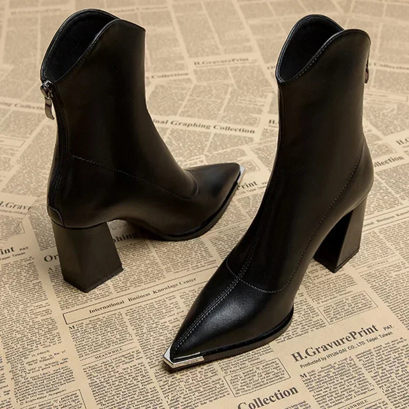 Emily Chrome Tip Chelsea Boot