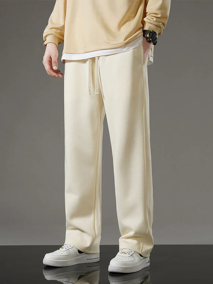 Alba Cotton Wide-Leg Lounge Pants