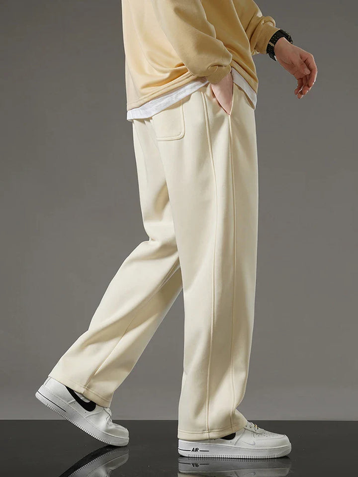 Alba Cotton Wide-Leg Lounge Pants
