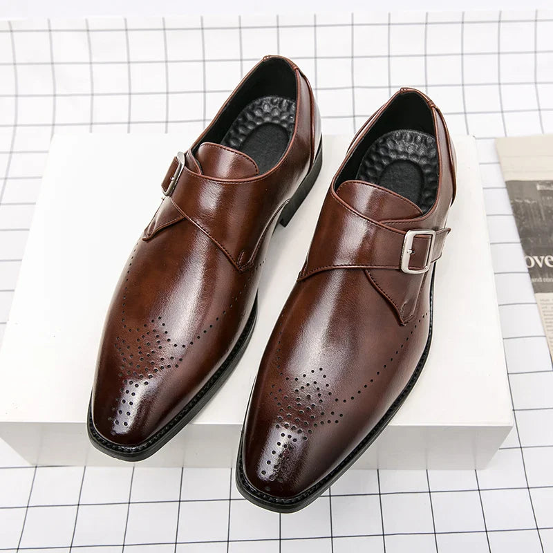 Belmont Leather Dress Shoes - Ferruccio Mancini Collection