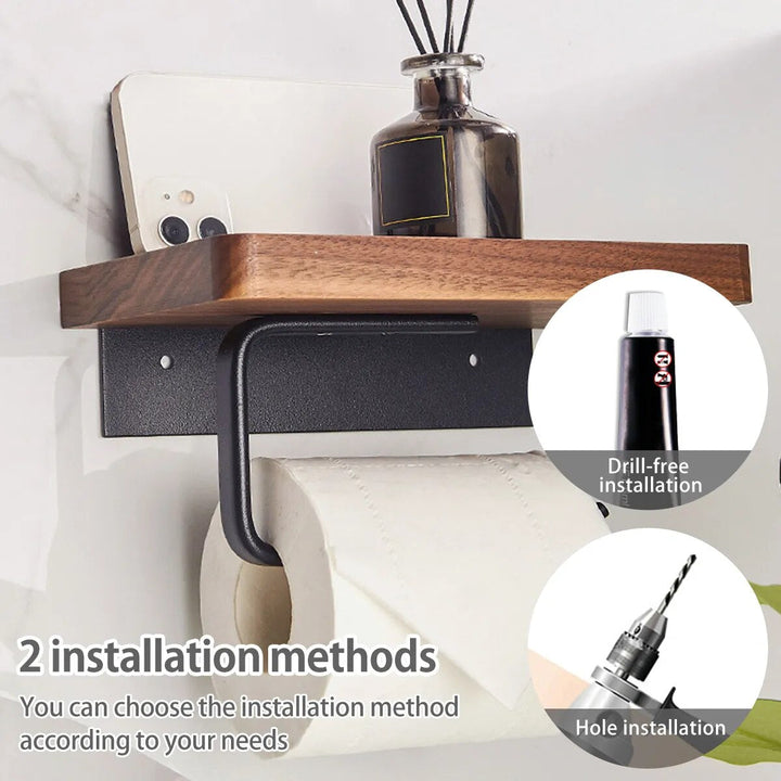 ModernHome™ Wooden Toilet Paper Holder