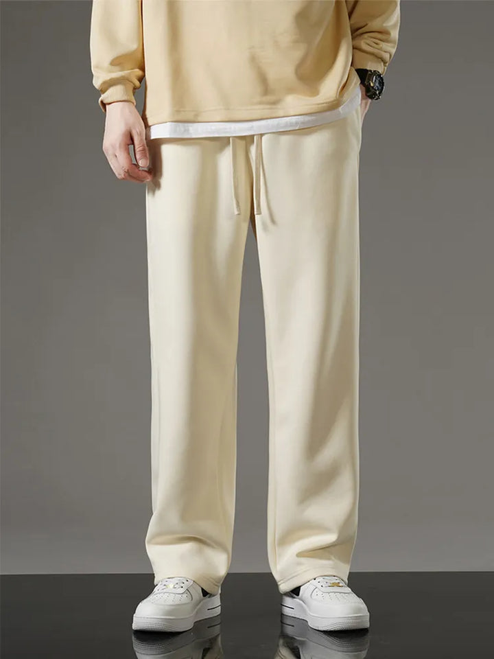 Alba Cotton Wide-Leg Lounge Pants