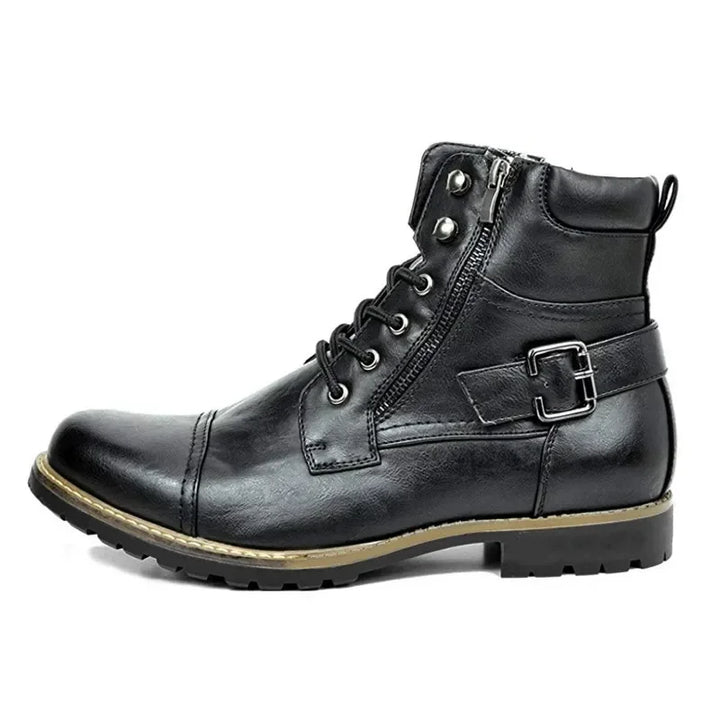 James Turner Lace-up Leather Boots - Ferruccio Mancini Collection