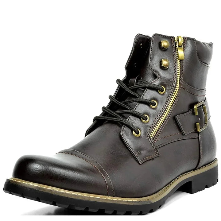 James Turner Lace-up Leather Boots - Ferruccio Mancini Collection