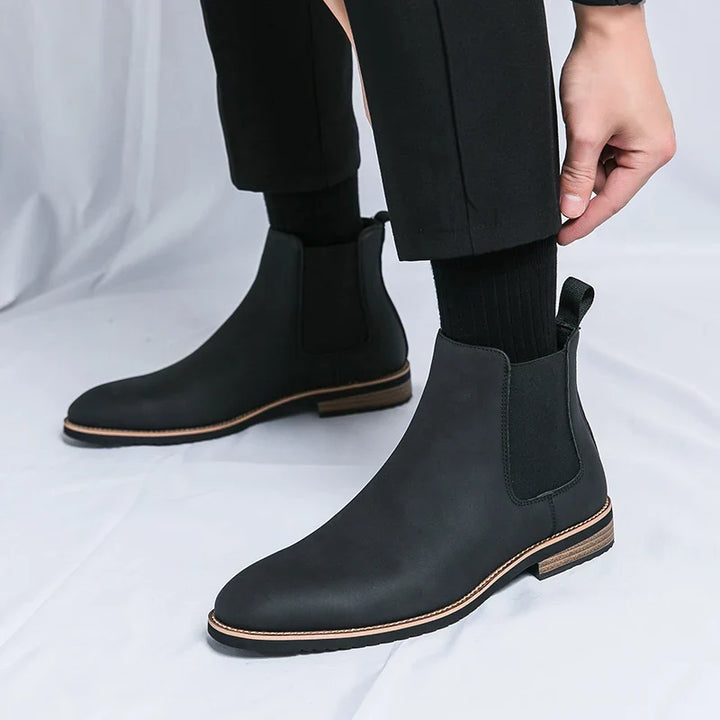 Lorenzo Bellini Leather Chelsea Boots - Ferruccio Mancini Collection