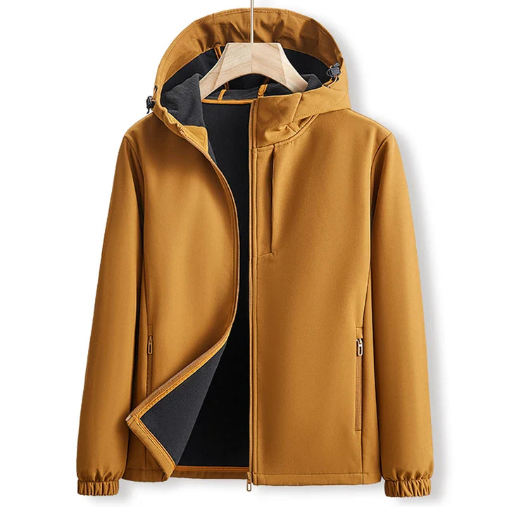 James Turner Hooded Bomber Jacket