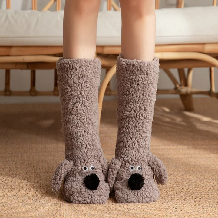 Fluffy Friends Lounge Socks