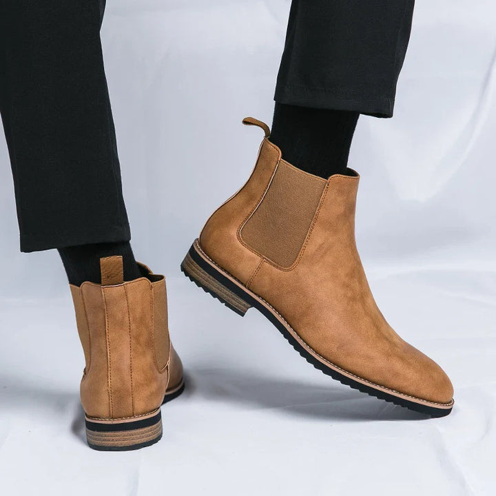 Lorenzo Bellini Leather Chelsea Boots - Ferruccio Mancini Collection