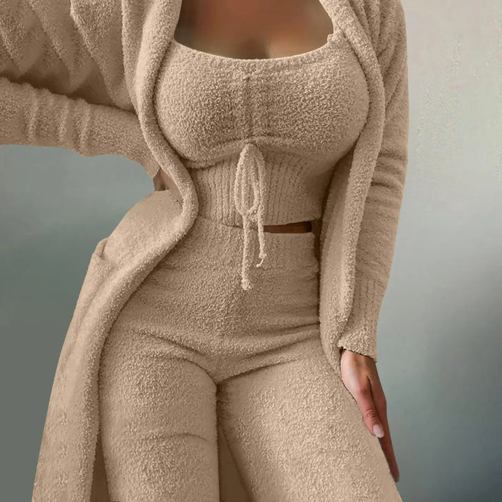 Snuggle Chic 3-Piece Knitwear Set