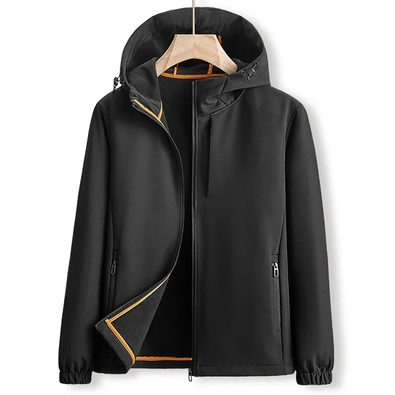 James Turner Hooded Bomber Jacket